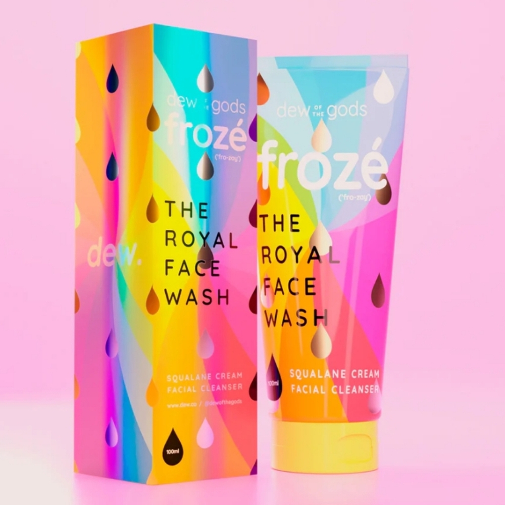 Dew Of The Gods Froze The Royal Face Wash Squalane Cream Facial Cleanser